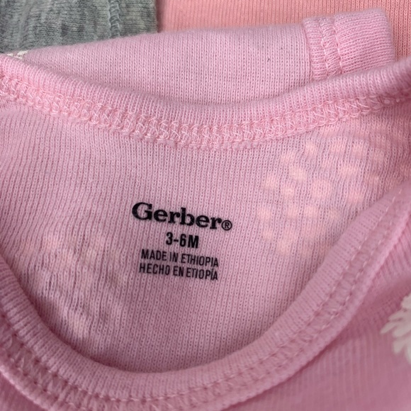 Gerber & Child of mine short sleeve bodysuit set of 9 - Picture 11 of 12